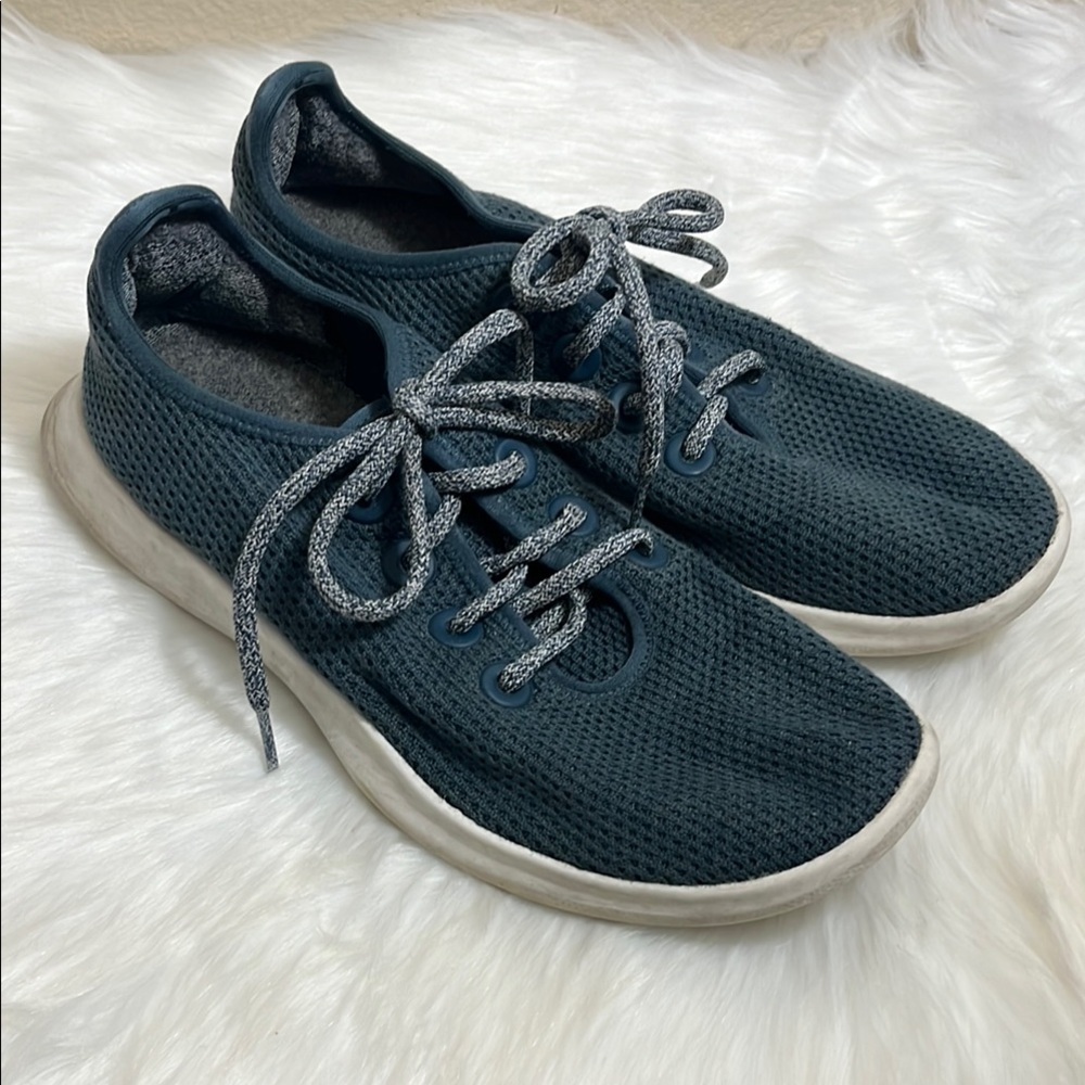 Allbirds Blue Knit Casual Neutral Athletic Sneakers